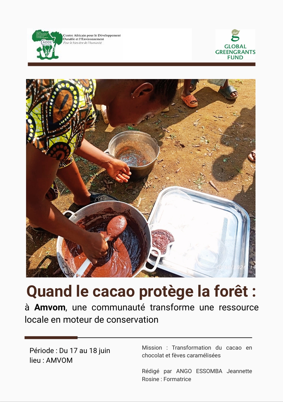 Lire la suite à propos de l’article Quand le cacao protège la forêt